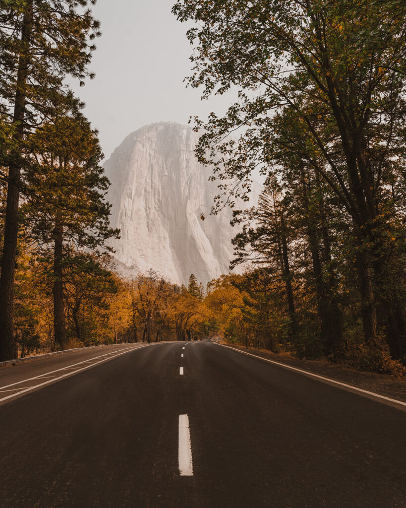 A view of one of the best national parks to elope in - Yosemite.