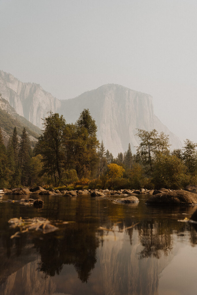 A view of one of the best national parks to elope in - Yosemite.